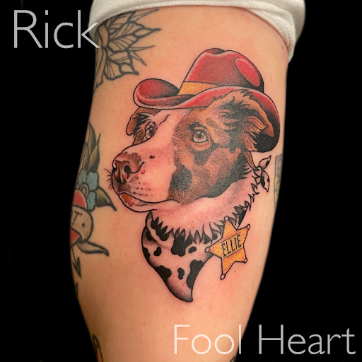 Explore love is pain tattoo ideas, creative tattoo ideas in Providence, available at Fool Heart Tattoo