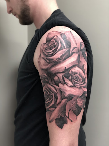 Explore alpha male tattoo ideas, creative tattoo ideas in Kenosha, available at Kenosha Tattoo Company