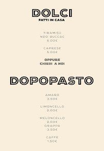 Donna Rusella à Sarno menu