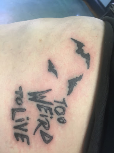 Explore semicolon tattoo ideas for men, creative tattoo ideas in Carthage, available at Ministry of Tattoos Mississippi