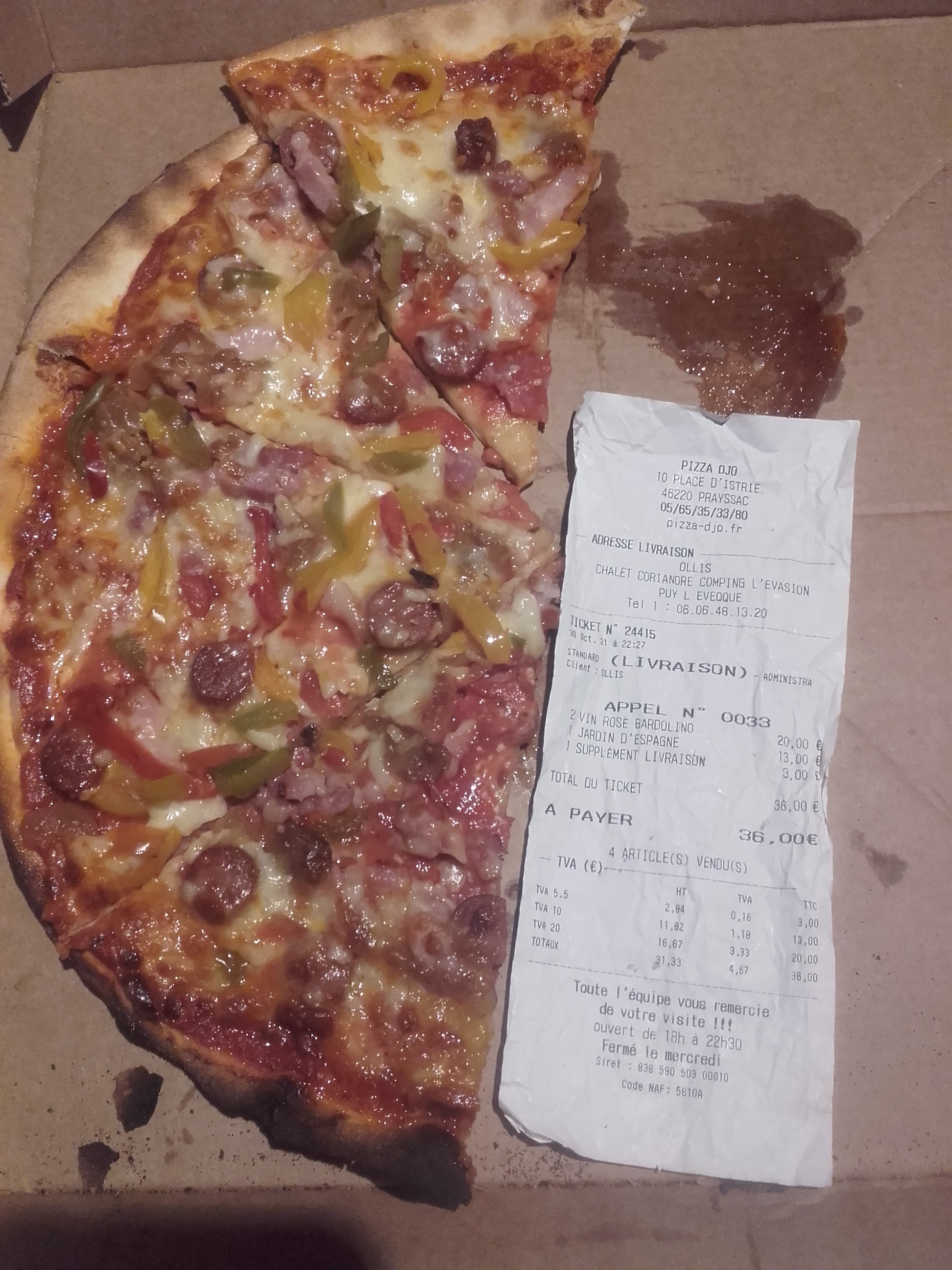 Photo n° 1 de l'avis de Joe. fait le 30/10/2021 à 21:20