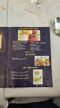 Restaurant Le Timgad à Lens (le menu)