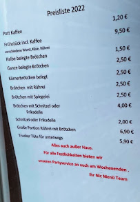 Carte du Nic Menü à Wildeshausen