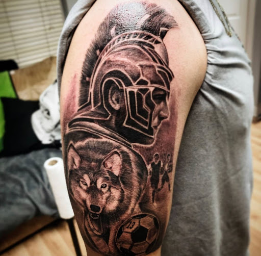 Find between the breast tattoo ideas for your next unique tattoo in Kenosha at Kenosha Tattoo Company