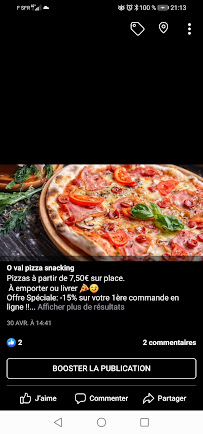 Pizza du Pizzeria Boub's Tacos PIZZA SNACK à Le Val - n°2