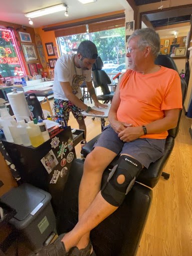 Explore oni mask tattoo ideas, creative tattoo ideas in Kihei, available at Maui Tattoo Company