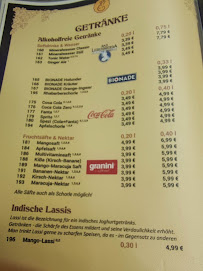 Ganesha Indisches Tandoori Restaurant Bernburg Haus des Handwerks & Bar à Bernburg menu