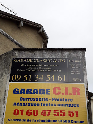 Garage classic auto à Crosne