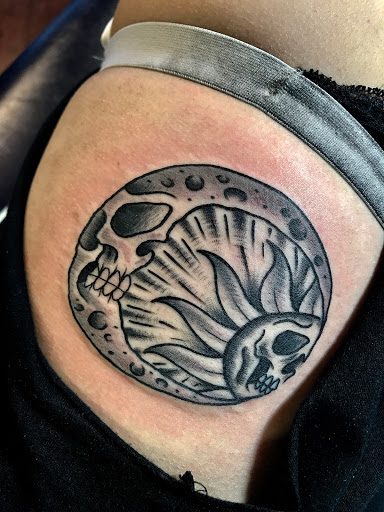 Explore dark hand tattoo ideas, creative tattoo ideas in Modesto, available at Inkwell Tattoo