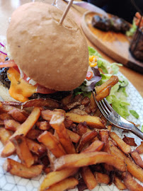 Hamburger végétarien du Restaurant Café Des Halles à Lannion - n°3