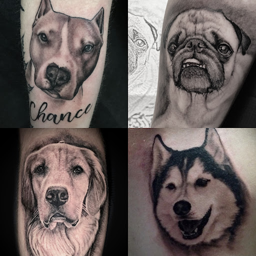 Explore oni mask tattoo ideas, creative tattoo ideas in Barre, available at Rock City Tattoo