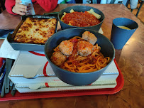 Spaghetti aux boulettes de viande du Restauration rapide Pizzeria Bella Notte à Chessy - n°8