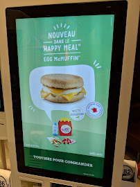Restauration rapide McDonald's à Clermont-Ferrand (le menu)