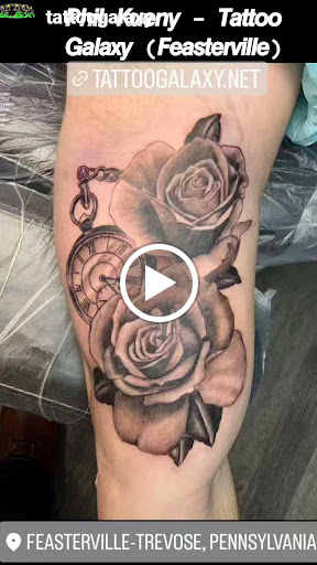 Explore front thigh tattoo ideas, creative tattoo ideas in Lewes, available at Ancient Art Tattoo & Piercing Studio