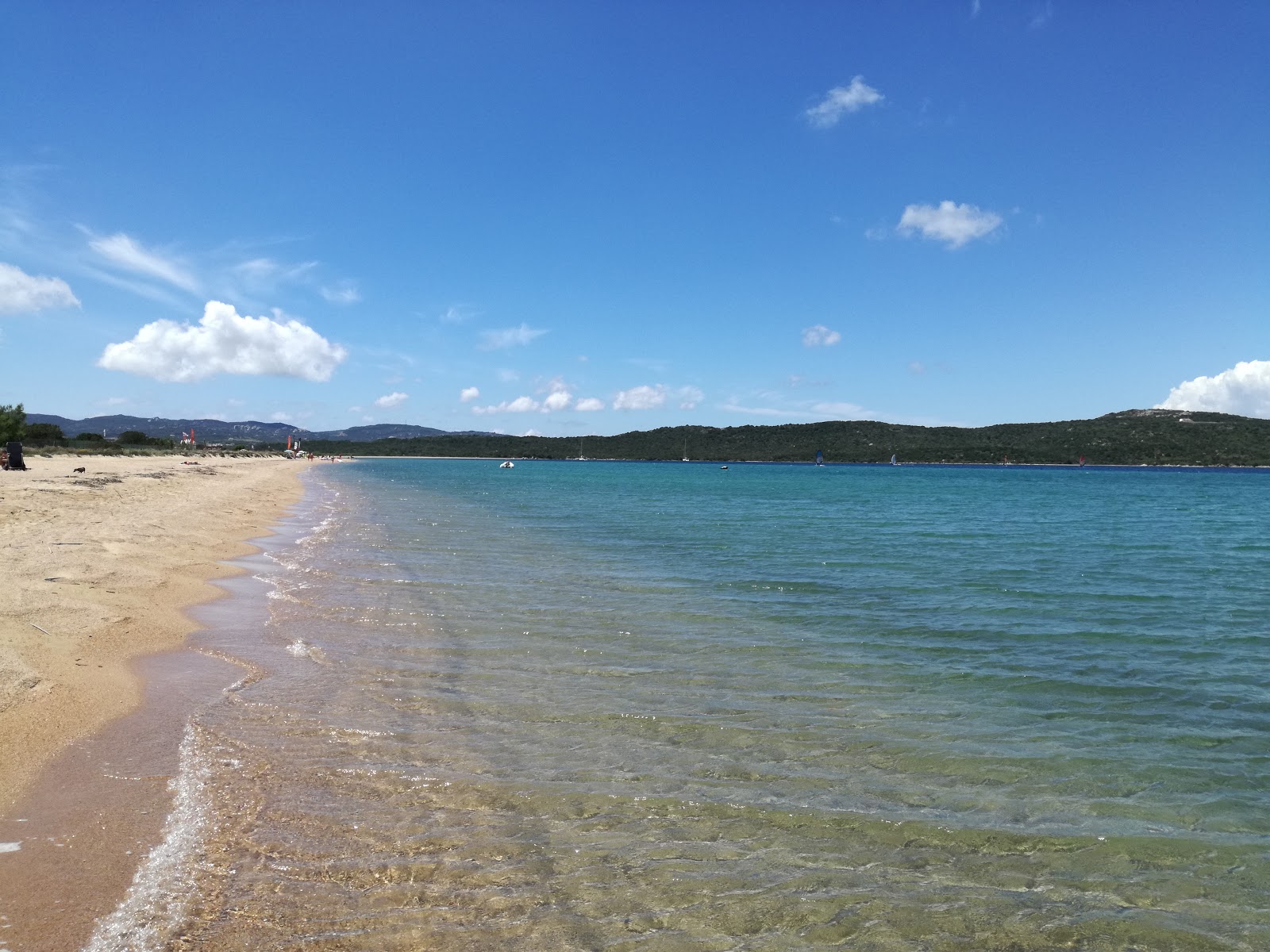 Spiaggia Di Porto Liscia的照片 带有米色沙子表面