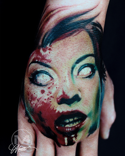 Explore gap filling tattoo ideas, creative tattoo ideas in Greenwood, available at Vault 74 Tattoo, LLC