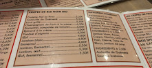 Crêperie L'Ecume de la Ville Close à Concarneau - menu / carte