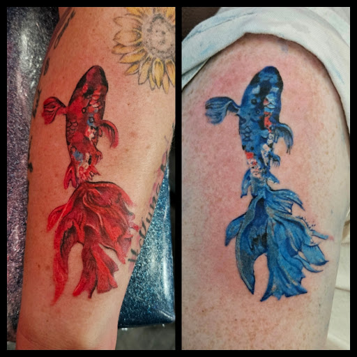 Explore divorce tattoo ideas, creative tattoo ideas in Toledo, available at Cross Over Tattoo Studio