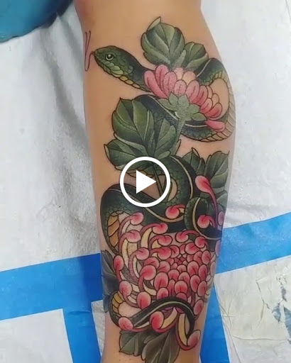 Explore karma tattoo ideas, creative tattoo ideas in Lakeville, available at SharkTooth Tattoo & Gallery