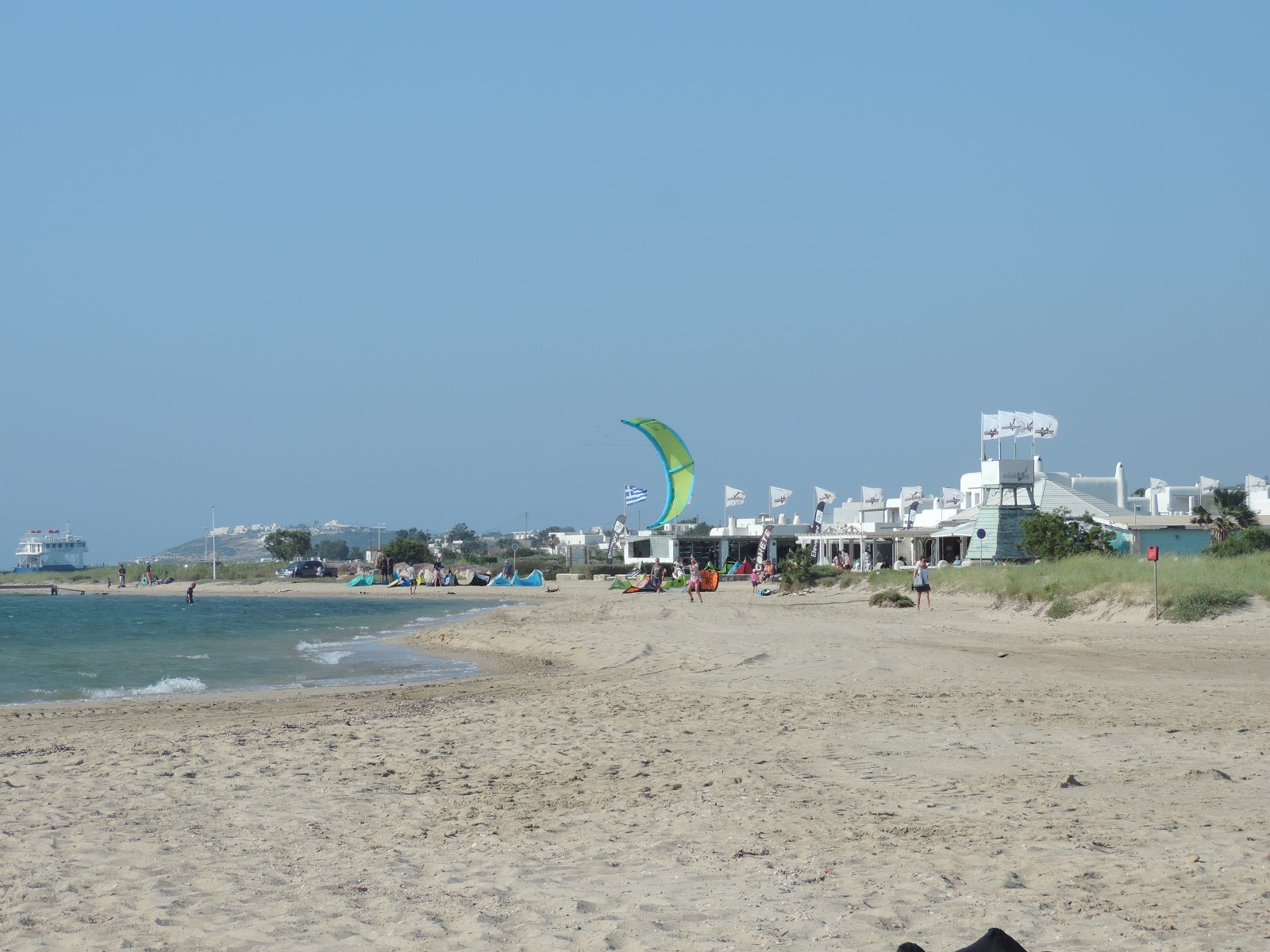 Fotografija Paros Kite beach udobje območja