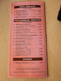 Carte du Asia Wok Kemnat à Ostfildern