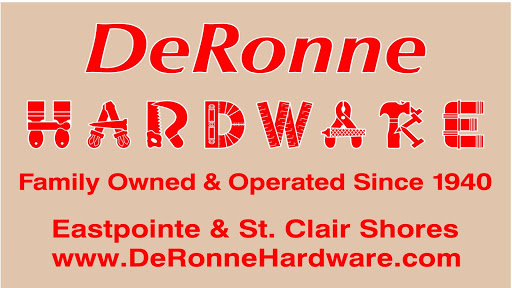 Home Improvement Store «De Ronne Hardware And Rental», reviews and photos, 28700 Harper Ave, St Clair Shores, MI 48081, USA