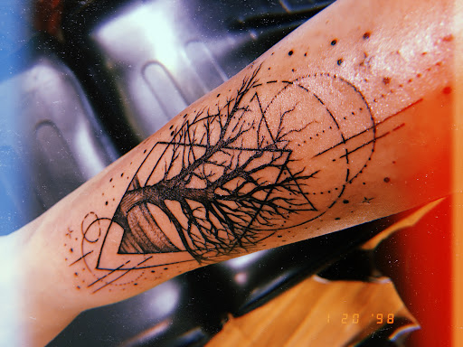 Explore men's back shoulder tattoo ideas, creative tattoo ideas in Pittsburgh, available at Sanctuary Pittsburgh