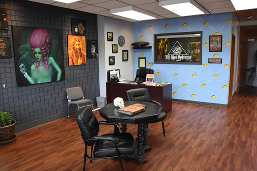 Explore dogwood tree tattoo ideas, creative tattoo ideas in Des Moines, available at All Seeing Eye Tattoo