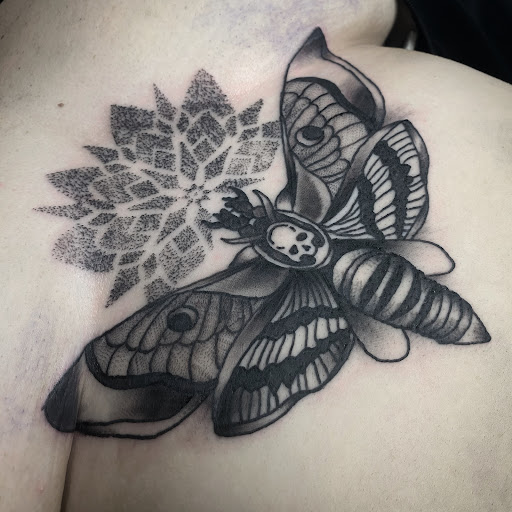 Explore bartending tattoo ideas, creative tattoo ideas in Buffalo, available at True Gloom Tattoo Studio
