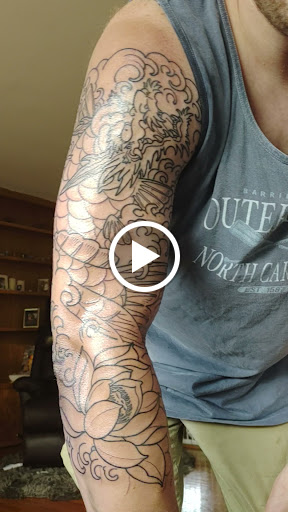 Explore cross tattoos ideas, creative tattoo ideas in Bethlehem, available at Raygun Samurai Tattoo