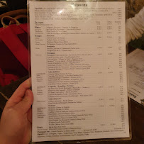 Restaurant Robert et Louise à Paris (le menu)