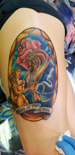 Explore english bulldog tattoo ideas, creative tattoo ideas in Maysville, available at Silver Muse Tattoo Studio