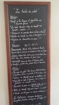 Restaurant français La Table du Plot à Le Puy-en-Velay (le menu)