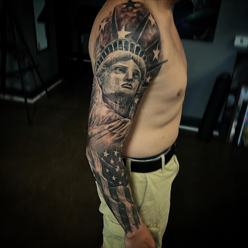 Explore saw movie tattoo ideas, creative tattoo ideas in Riverview, available at 9-Line Tattoo