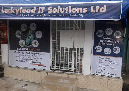 Luckylead IT Solutions Ltd, 49 Igun St, Avbiama, Benin City, Nigeria, Software Company, state Edo