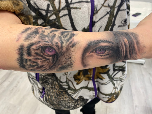 Explore thumb print tattoo ideas, creative tattoo ideas in Jersey Shore, available at Camellas Ink House