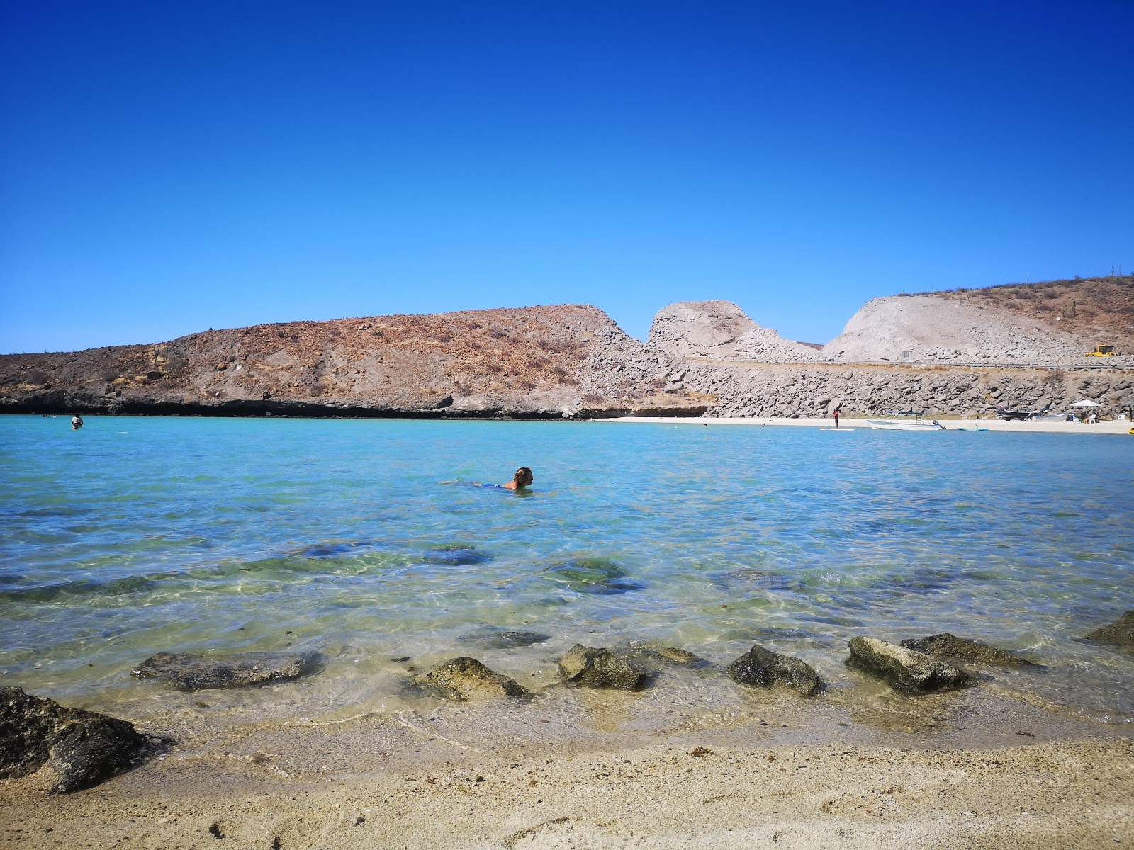 Photo de Playa El Tesoro - bon endroit convivial pour les animaux de compagnie pour les vacances