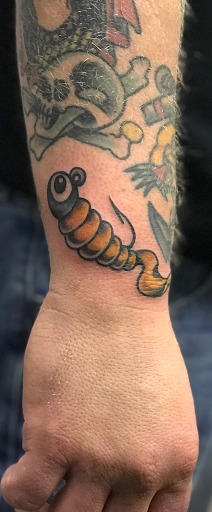 Explore pacman tattoo ideas, creative tattoo ideas in Waterford, available at Great Northern Tattoo