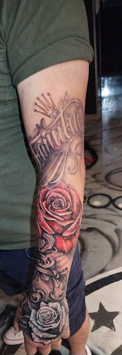 Explore roman numerals tattoo idea, creative tattoo ideas in Houston, available at Cerdafied Ink Tattoo Studio
