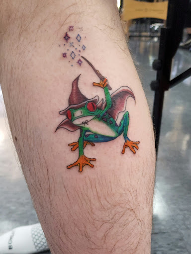 Explore virgo tattoo ideas for men, creative tattoo ideas in Santa Clara, available at Vampire Battle Mansion Tattoo and Piercing