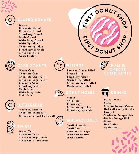 Donut Shop «First Donut Shop», reviews and photos, 427 Bedford Euless Rd, Hurst, TX 76053, USA