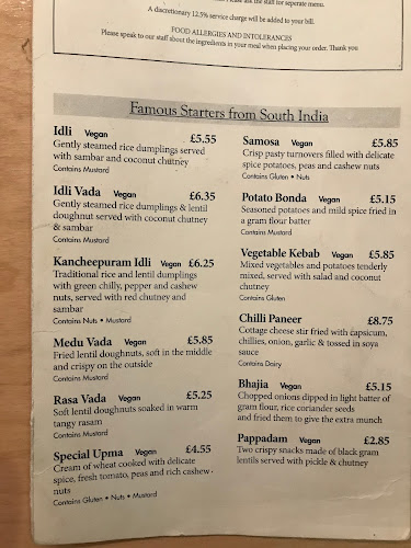 Sagar Vegan & Vegetarian Restaurant - Covent Garden Open Times