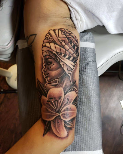 Explore filler tattoo ideas for men, creative tattoo ideas in Greensboro, available at Inkbiotics Tattoos and Piercings