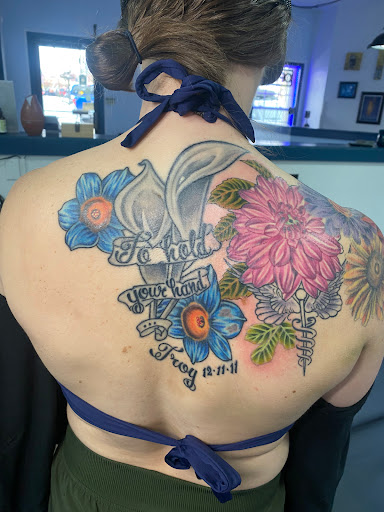 Explore camera tattoo ideas, creative tattoo ideas in Springfield, available at Anchored Ink Tattoo & Piercing by SPLAT LLC