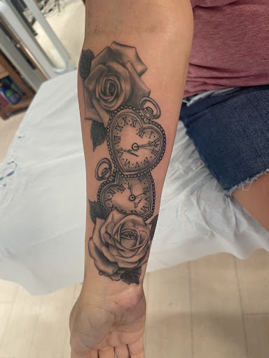 Explore blade runner tattoo ideas, creative tattoo ideas in Burlington, available at Afterlife Tattoo Company