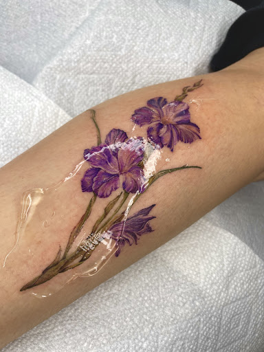 Explore 3 percenter tattoo ideas, creative tattoo ideas in Southampton, available at Le Uke Tattoo Studio