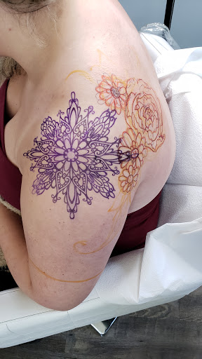 Explore butcher tattoo ideas, creative tattoo ideas in Lawrenceville, available at Steele Ink Studios Body Art