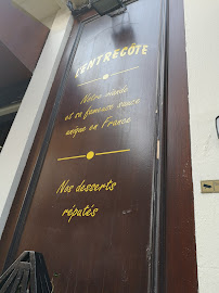 L'Entrecôte à Montpellier menu