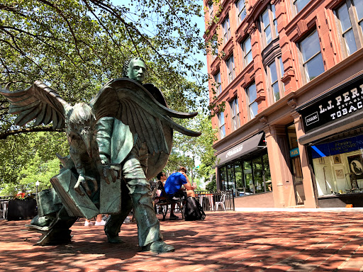 Edgar Allan Poe Memorial Sculpture, 62 Charles St S, Boston, MA 02116