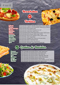 Menu / carte de Pizza Del Sol à Davézieux